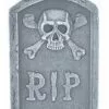 15 Inch Skull And Bones Tombstone