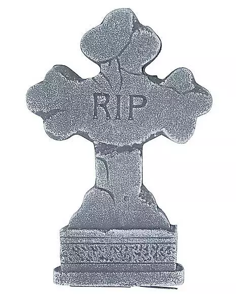 15 Inch Cross Tombstone 15 Inch Cross Tombstone -Cosplay Shop 01115997 a