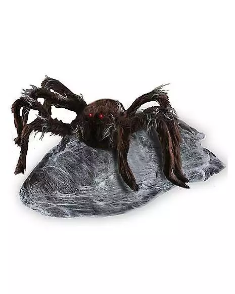 21 Inch LED Black Jumping Spider Animatronic 21 Inch LED Black Jumping Spider Animatronic -Cosplay Shop 01174804 b 1
