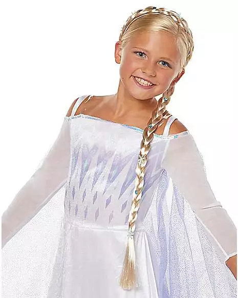 Braided Elsa Hair Headband - Frozen Braided Elsa Hair Headband - Frozen -Cosplay Shop 01284322 a