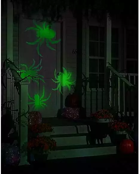 Whirl-A-Motion LED Green Spiders Projection Spot Light Whirl-A-Motion LED Green Spiders Projection Spot Light -Cosplay Shop 01306455 c
