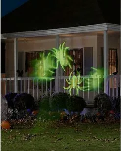 Whirl-A-Motion LED Green Spiders Projection Spot Light 4 Whirl-A-Motion LED Green Spiders Projection Spot Light -Cosplay Shop 01306455 e