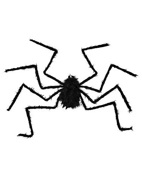 5 Ft Black Spider 5 Ft Black Spider -Cosplay Shop 01316066 b