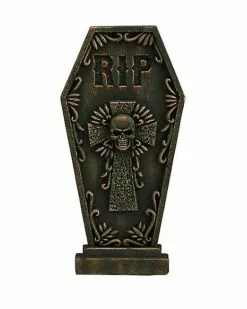 2 Ft RIP Skull Tombstone