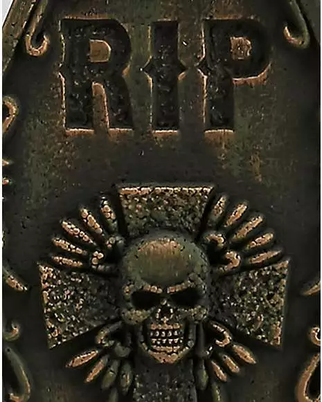 2 Ft RIP Skull Tombstone 2 Ft RIP Skull Tombstone -Cosplay Shop 01317916 b