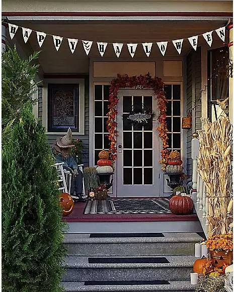 Light-Up Happy Halloween Banner Light-Up Happy Halloween Banner -Cosplay Shop 01353960 a