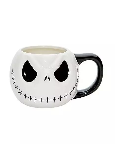 Molded Jack Skellington Coffee Mug 20 oz. - The Nightmare Before Chris Molded Jack Skellington Coffee Mug 20 Oz. - The Nightmare Before Chris -Cosplay Shop 01366236 a