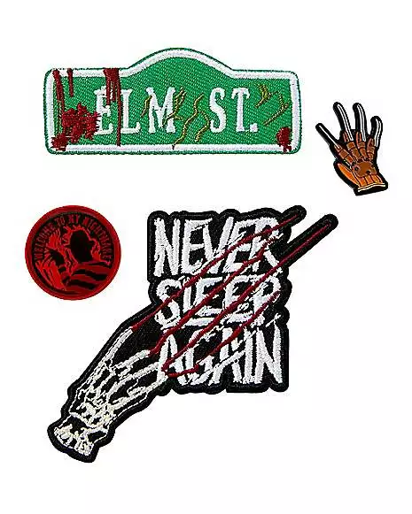Freddy Krueger Pin and Patch Set - A Nightmare on Elm Street Freddy Krueger Pin And Patch Set - A Nightmare On Elm Street -Cosplay Shop 01390871 b