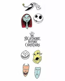 The Nightmare Before Christmas Window Clings