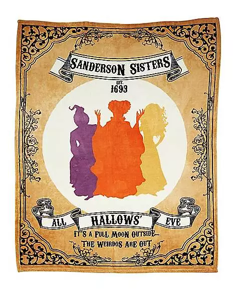 Sanderson Sisters Fleece Blanket - Hocus Pocus Sanderson Sisters Fleece Blanket - Hocus Pocus -Cosplay Shop 01401314 a