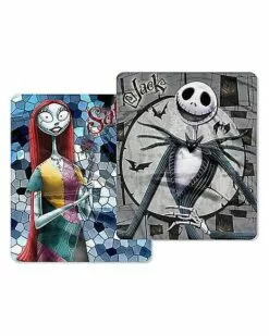 Jack And Sally Reversible Fleece Blanket - The Nightmare Before Christ -Cosplay Shop 01414473 c