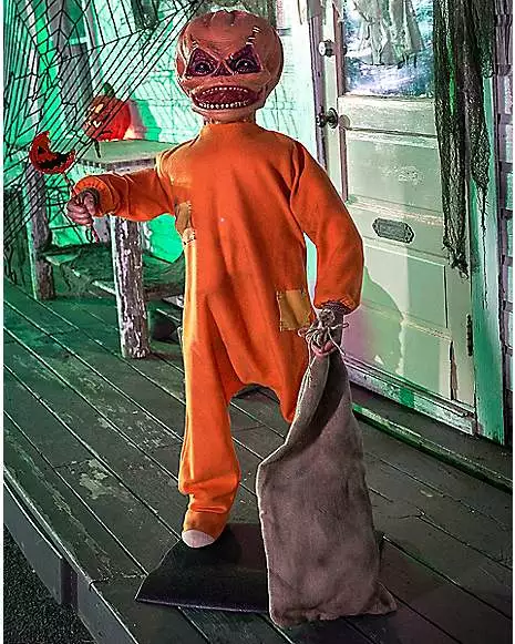 4.3 Ft Sam Animatronic - Trick 'r Treat 4.3 Ft Sam Animatronic - Trick 'r Treat -Cosplay Shop 01422898 b