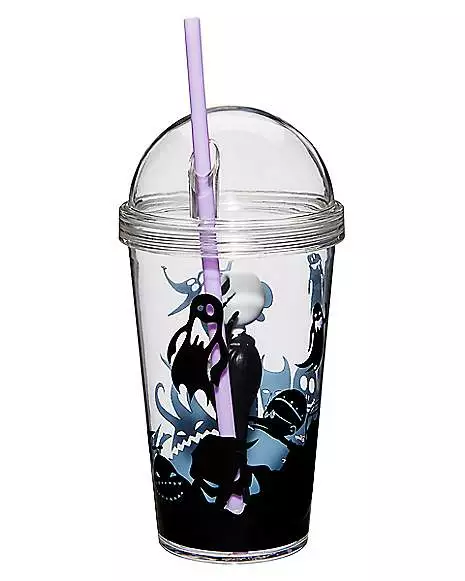 Jack Skellington Cup with Straw - Nightmare Before Christmas Jack Skellington Cup With Straw - Nightmare Before Christmas -Cosplay Shop 01423375 b