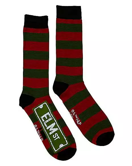 Freddy Krueger Knee High Socks - A Nightmare on Elm Street Freddy Krueger Knee High Socks - A Nightmare On Elm Street -Cosplay Shop 01430917 a