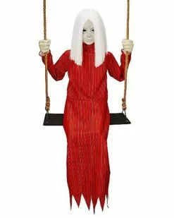 Ghostly Swing Girl Static Prop