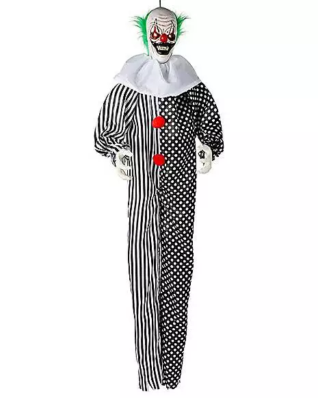 6 Ft Animated Hanging Clown Decoration 6 Ft Animated Hanging Clown Decoration -Cosplay Shop 01437888 a