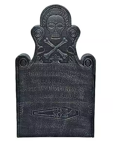 30 Inch Billy Butcherson Tombstone - Hocus Pocus 30 Inch Billy Butcherson Tombstone - Hocus Pocus -Cosplay Shop 01444900 a