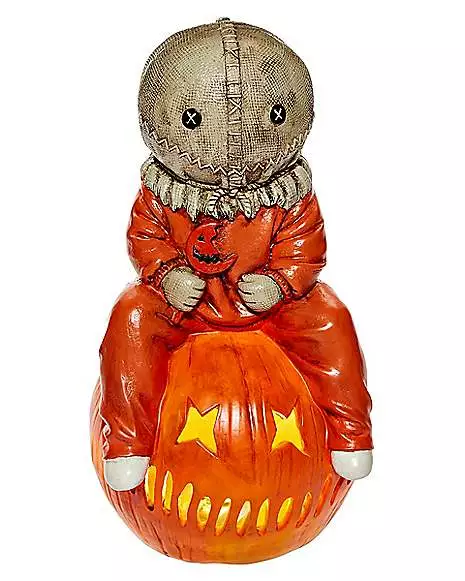 16 Inch Light-Up Sam Statue Decoration - Trick 'r Treat 16 Inch Light-Up Sam Statue Decoration - Trick 'r Treat -Cosplay Shop 01455641 a