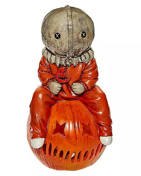 16 Inch Light-Up Sam Statue Decoration - Trick 'r Treat 16 Inch Light-Up Sam Statue Decoration - Trick 'r Treat -Cosplay Shop 01455641 b
