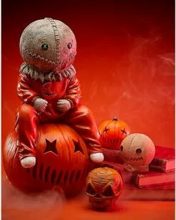 16 Inch Light-Up Sam Statue Decoration - Trick 'r Treat 3 16 Inch Light-Up Sam Statue Decoration - Trick 'r Treat -Cosplay Shop 01455641 d