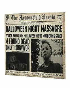 Michael Myers Haddonfield Herald Sign - Halloween 2 Michael Myers Haddonfield Herald Sign - Halloween -Cosplay Shop 01455880 c