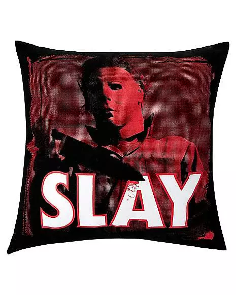 Michael Myers Slay Pillow - Halloween Michael Myers Slay Pillow - Halloween -Cosplay Shop 01455906 a