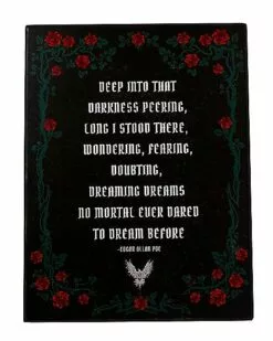 Edgar Allen Poe Poem Sign