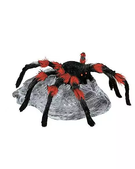 21 Inch LED Red and Black Jumping Spider Animatronic 21 Inch LED Red And Black Jumping Spider Animatronic -Cosplay Shop 01463447 d