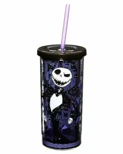 Jack Skellington Cup With Straw 20 Oz. - The Nightmare Before Christma