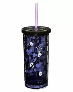 Jack Skellington Cup With Straw 20 Oz. - The Nightmare Before Christma -Cosplay Shop 01465145 c