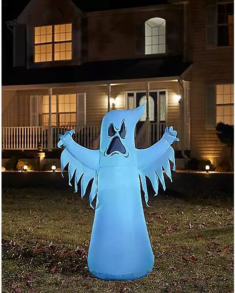 4 Ft LED Ghost Inflatable Decoration 4 Ft LED Ghost Inflatable Decoration -Cosplay Shop 01476217 a