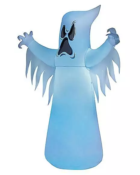 4 Ft LED Ghost Inflatable Decoration 4 Ft LED Ghost Inflatable Decoration -Cosplay Shop 01476217 b