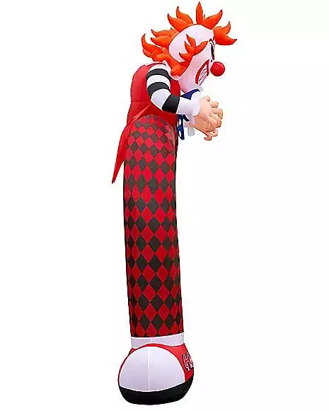 12 Ft LED Scary Clown Archway Inflatable Decoration 12 Ft LED Scary Clown Archway Inflatable Decoration -Cosplay Shop 01476605 c