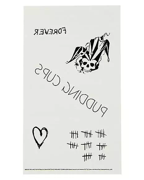 Harley Quinn Tattoo Set - The Suicide Squad Harley Quinn Tattoo Set - The Suicide Squad -Cosplay Shop 01486398 b