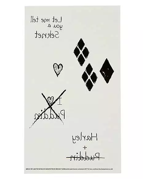 Harley Quinn Tattoo Set - The Suicide Squad Harley Quinn Tattoo Set - The Suicide Squad -Cosplay Shop 01486398 d