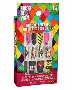 Harley Quinn Press On Nails - Birds Of Prey 2 Harley Quinn Press On Nails - Birds Of Prey -Cosplay Shop 01486414 c