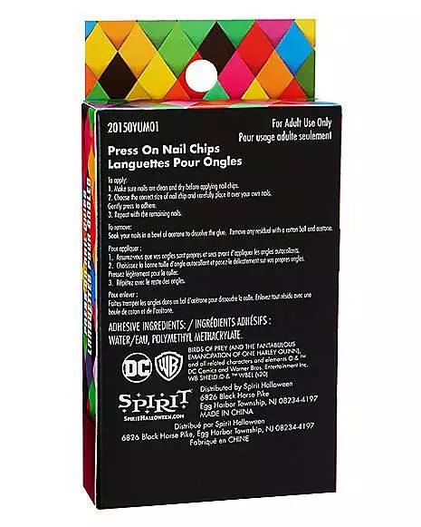 Harley Quinn Press On Nails - Birds of Prey Harley Quinn Press On Nails - Birds Of Prey -Cosplay Shop 01486414 d