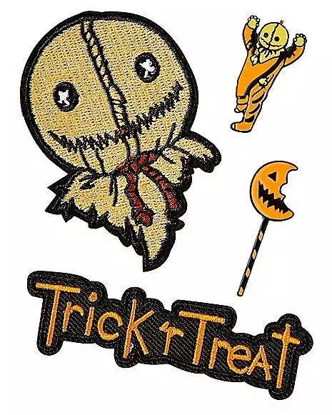 Sam Pin and Patch Set - Trick 'r Treat Sam Pin And Patch Set - Trick 'r Treat -Cosplay Shop 01486471 a