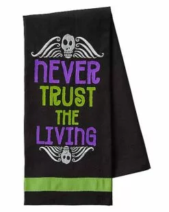 Never Trust The Living Dishtowels 2 Pack - Beetlejuice 2 Never Trust The Living Dishtowels 2 Pack - Beetlejuice -Cosplay Shop 01488014 c