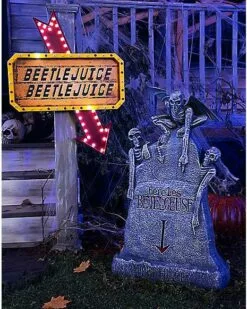 Light-Up LED Hanging Marquee Beetlejuice Sign -Cosplay Shop 01489236 c