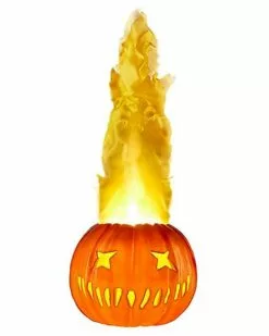 Light-Up Flaming Pumpkin - Trick 'r Treat