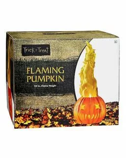 Light-Up Flaming Pumpkin - Trick 'r Treat -Cosplay Shop 01490200 e