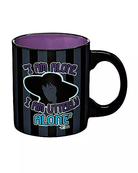 Lydia Utterly Alone Coffee Mug 20 oz. - Beetlejuice Lydia Utterly Alone Coffee Mug 20 Oz. - Beetlejuice -Cosplay Shop 01490473 a
