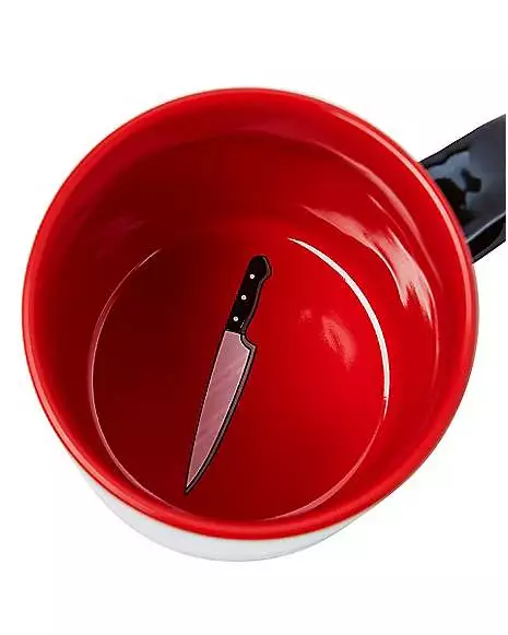 Have a Knife Day Mug 20 oz. - Halloween Have A Knife Day Mug 20 Oz. - Halloween -Cosplay Shop 01493204 c