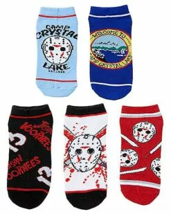 Friday The 13th Ankle Socks - 5 Pack