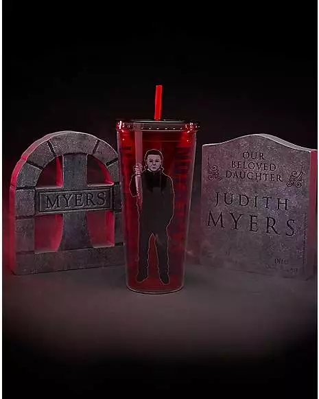 Stalker Not A Talker Michael Myers Tumbler 20 oz. - Halloween Stalker Not A Talker Michael Myers Tumbler 20 Oz. - Halloween -Cosplay Shop 01497155 e