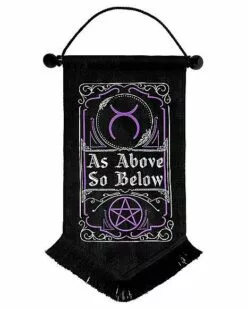 As Above So Below Scroll Sign