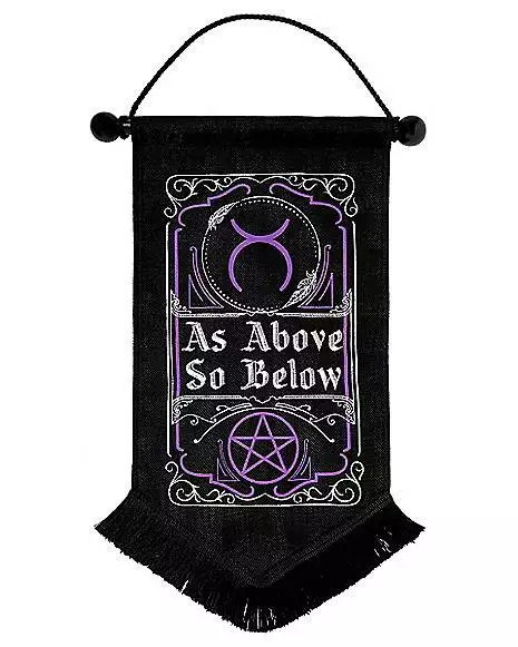 As Above So Below Scroll Sign As Above So Below Scroll Sign -Cosplay Shop 01498211 a