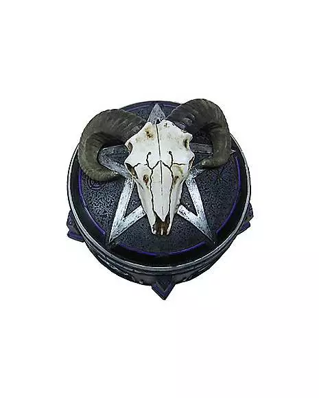 Mystical Arts Ram Skull Trinket Box Mystical Arts Ram Skull Trinket Box -Cosplay Shop 01498252 a
