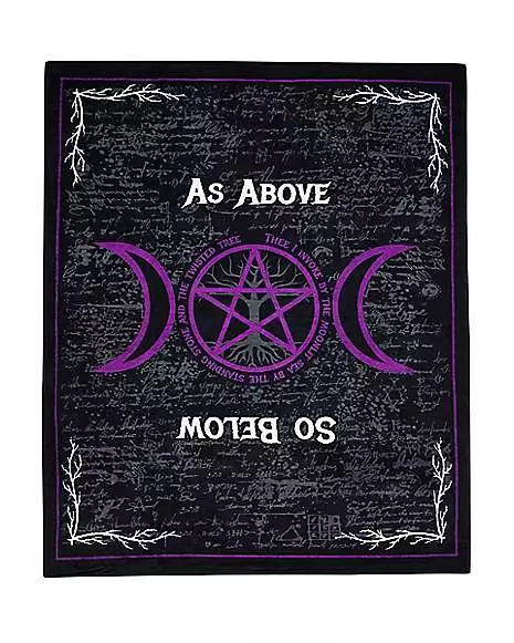As Above So Below Fleece Blanket As Above So Below Fleece Blanket -Cosplay Shop 01498260 a